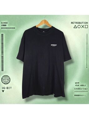 Represent Owners Club Oversized Spell Out Shirt Black Size L
